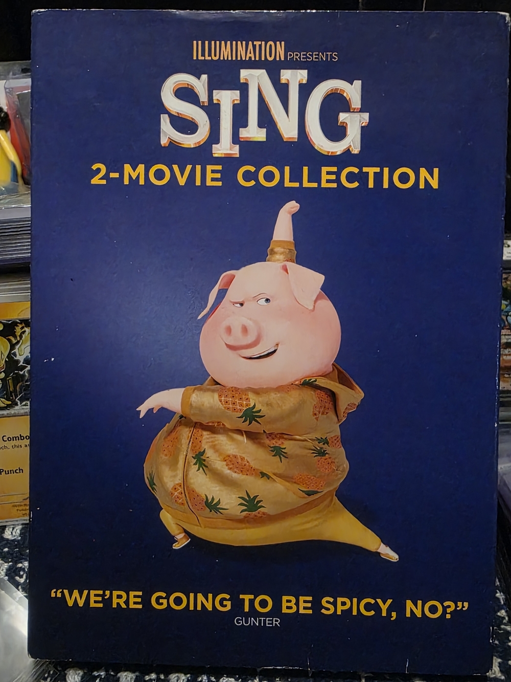 Illumination SING 2-Movie Collection - Blue with Pink Character